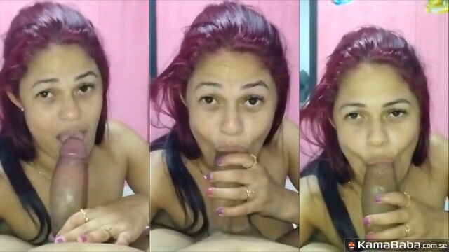 Amateur Indian Bhabhi: Deep Blowjob followed by Hardcore Reverse Cowgirl Action