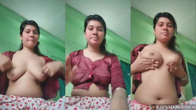 Horny Busty Amateur: Private Video Call and Flashing on Cam